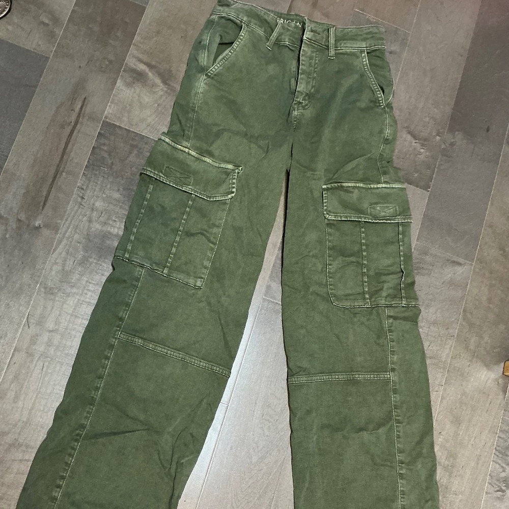 American Eagle Women Crago Stretch Pants in size 00 Regular